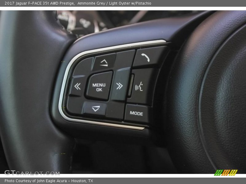 Ammonite Grey / Light Oyster w/Pistachio 2017 Jaguar F-PACE 35t AWD Prestige