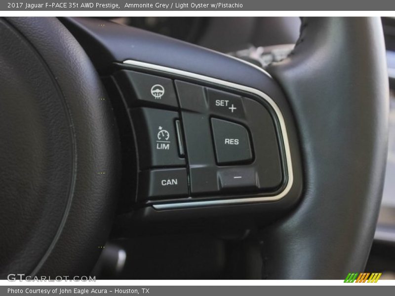 Ammonite Grey / Light Oyster w/Pistachio 2017 Jaguar F-PACE 35t AWD Prestige
