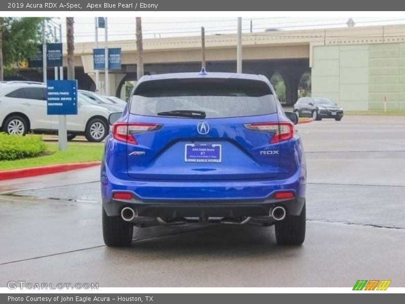 Apex Blue Pearl / Ebony 2019 Acura RDX A-Spec
