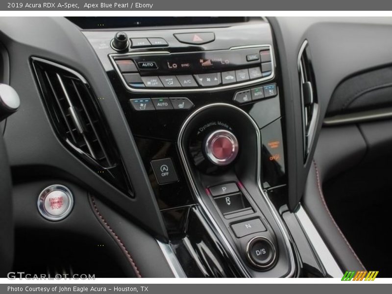 Controls of 2019 RDX A-Spec
