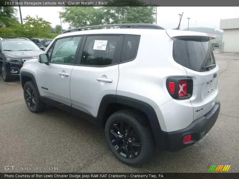 Glacier Metallic / Black 2018 Jeep Renegade Latitude 4x4