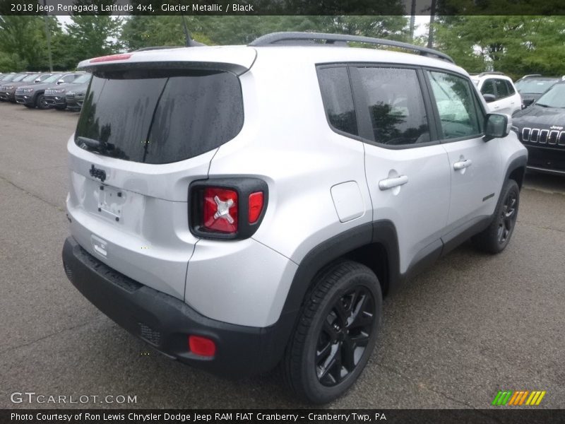 Glacier Metallic / Black 2018 Jeep Renegade Latitude 4x4