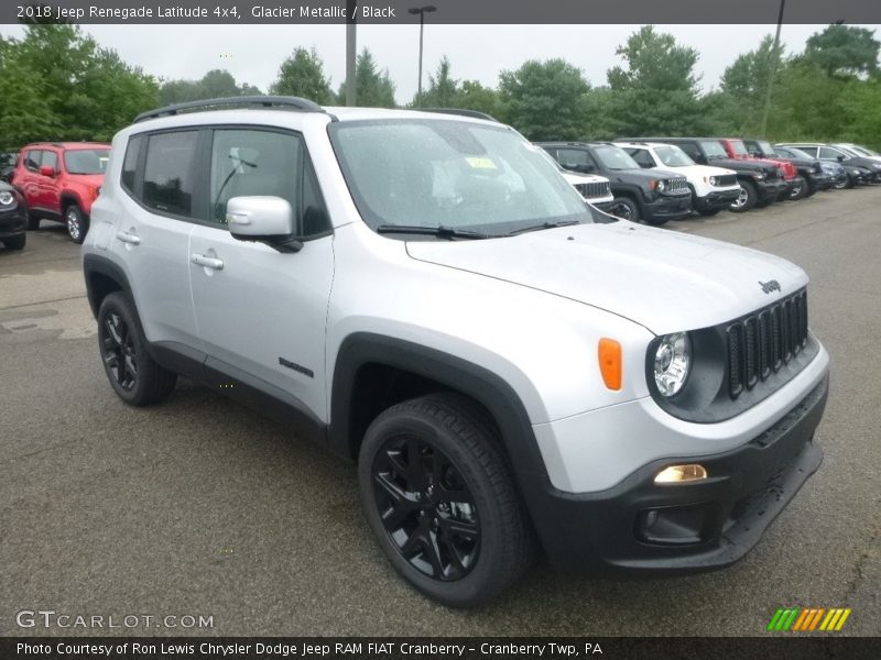 Glacier Metallic / Black 2018 Jeep Renegade Latitude 4x4