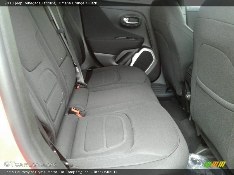 Omaha Orange / Black 2018 Jeep Renegade Latitude