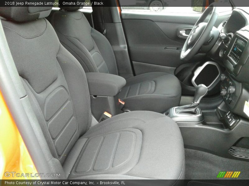 Omaha Orange / Black 2018 Jeep Renegade Latitude