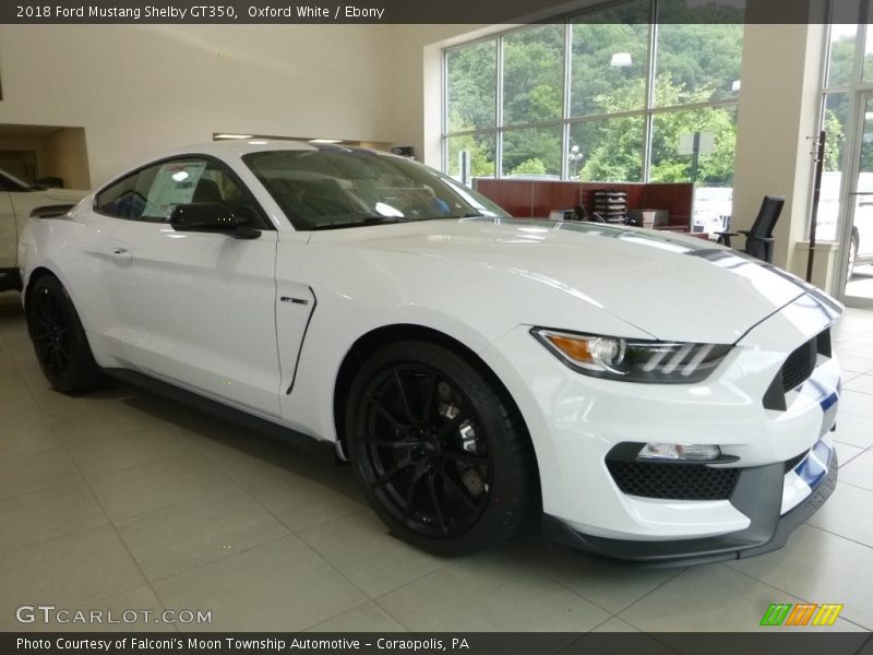 Oxford White / Ebony 2018 Ford Mustang Shelby GT350