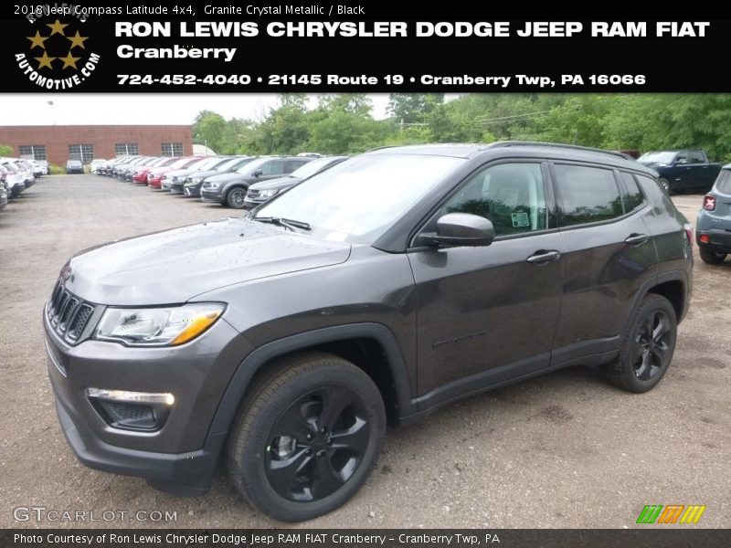 Granite Crystal Metallic / Black 2018 Jeep Compass Latitude 4x4