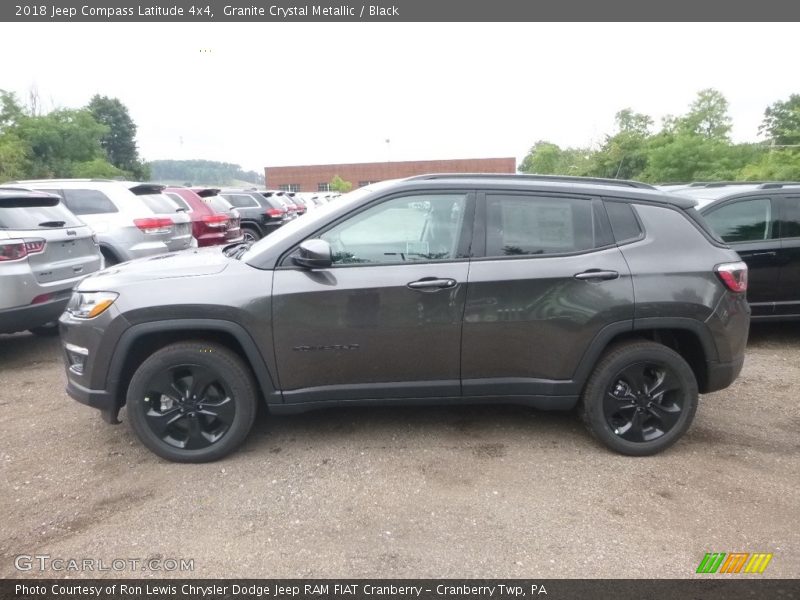 Granite Crystal Metallic / Black 2018 Jeep Compass Latitude 4x4