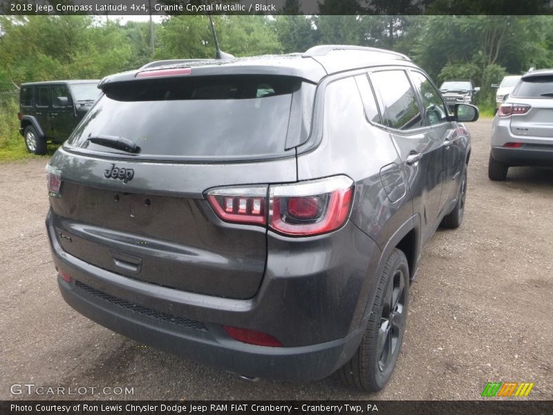 Granite Crystal Metallic / Black 2018 Jeep Compass Latitude 4x4