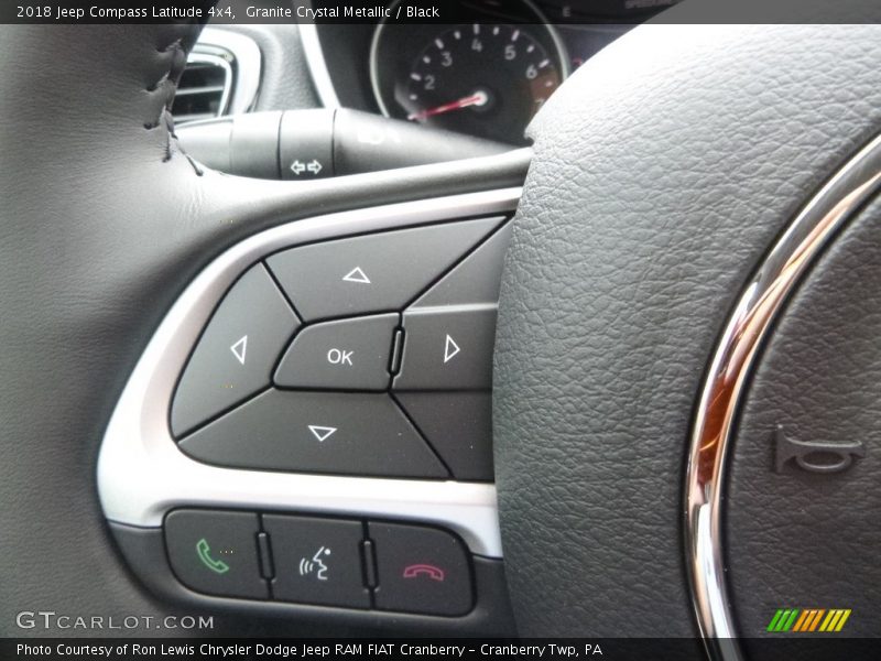 Granite Crystal Metallic / Black 2018 Jeep Compass Latitude 4x4