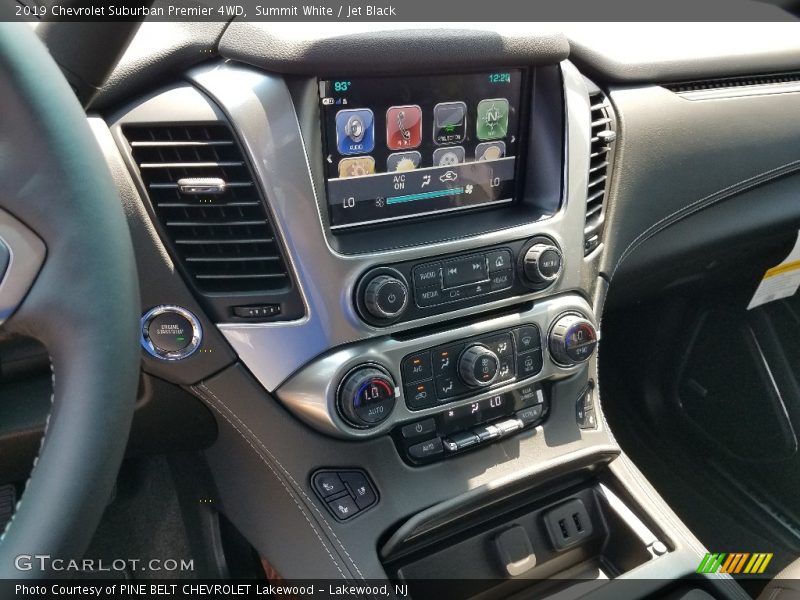 Controls of 2019 Suburban Premier 4WD