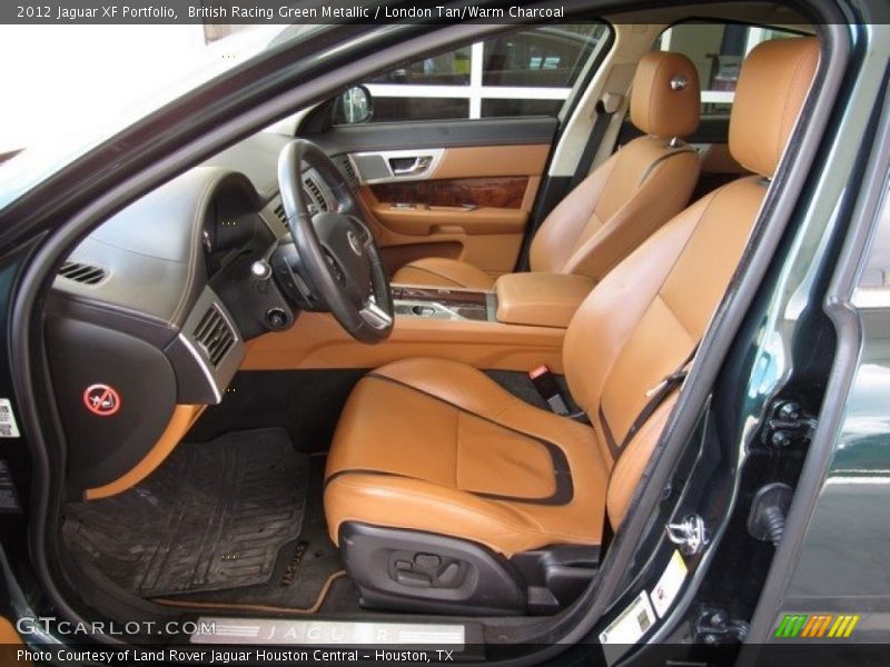 British Racing Green Metallic / London Tan/Warm Charcoal 2012 Jaguar XF Portfolio