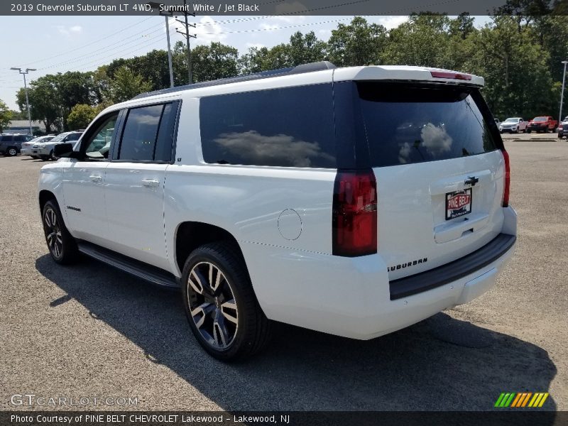 Summit White / Jet Black 2019 Chevrolet Suburban LT 4WD