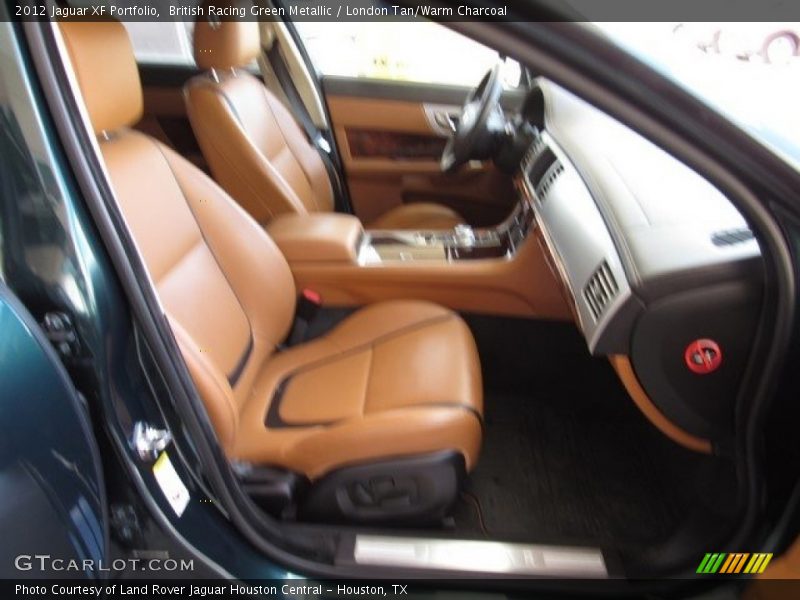 British Racing Green Metallic / London Tan/Warm Charcoal 2012 Jaguar XF Portfolio