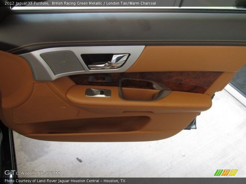 British Racing Green Metallic / London Tan/Warm Charcoal 2012 Jaguar XF Portfolio