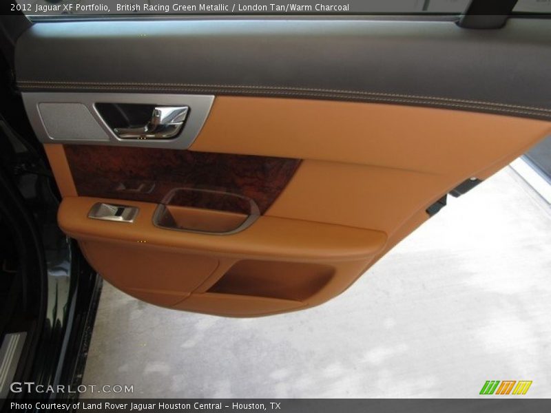 British Racing Green Metallic / London Tan/Warm Charcoal 2012 Jaguar XF Portfolio