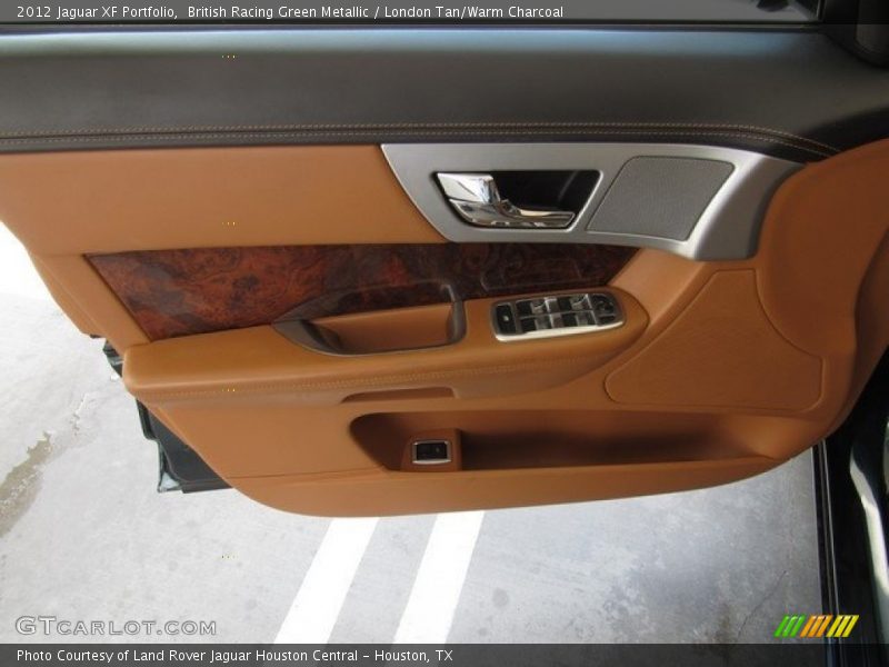 British Racing Green Metallic / London Tan/Warm Charcoal 2012 Jaguar XF Portfolio