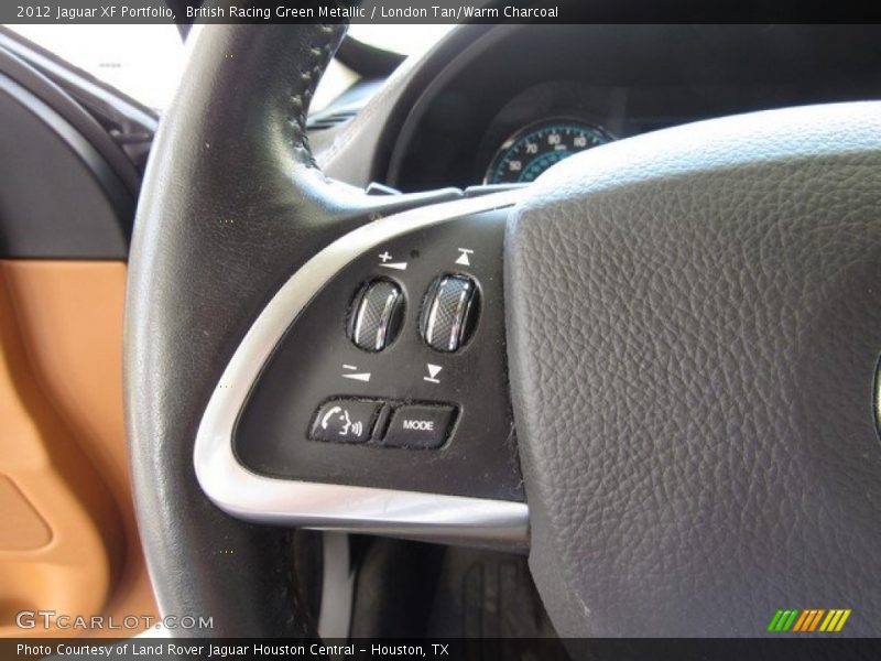 British Racing Green Metallic / London Tan/Warm Charcoal 2012 Jaguar XF Portfolio