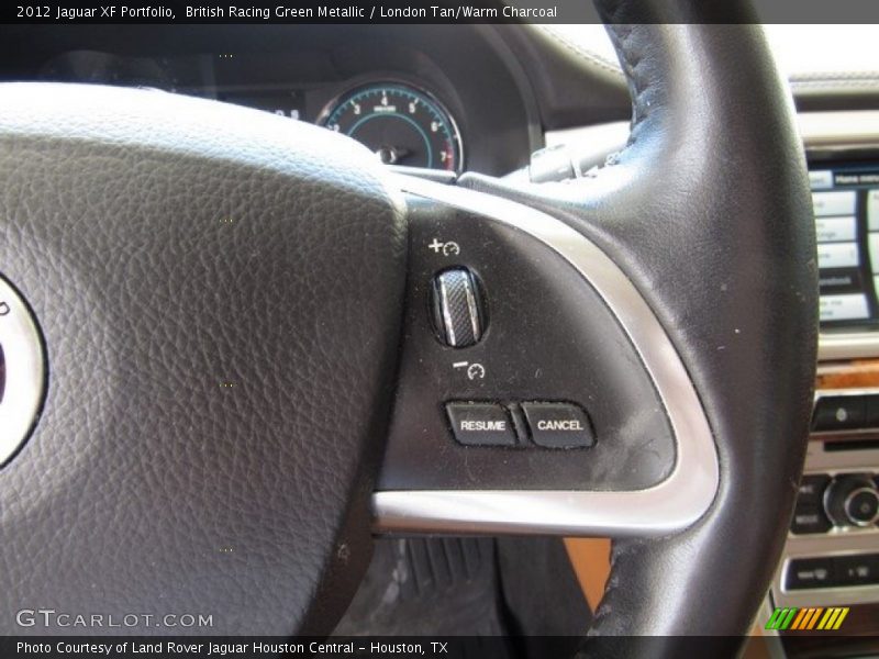 British Racing Green Metallic / London Tan/Warm Charcoal 2012 Jaguar XF Portfolio