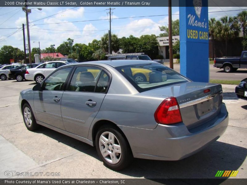 Golden Pewter Metallic / Titanium Gray 2008 Chevrolet Malibu Classic LT Sedan