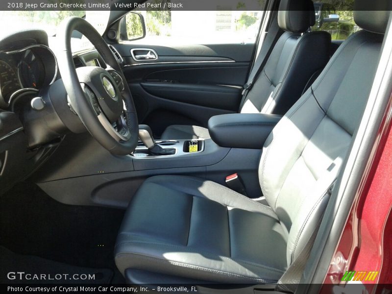 Velvet Red Pearl / Black 2018 Jeep Grand Cherokee Limited