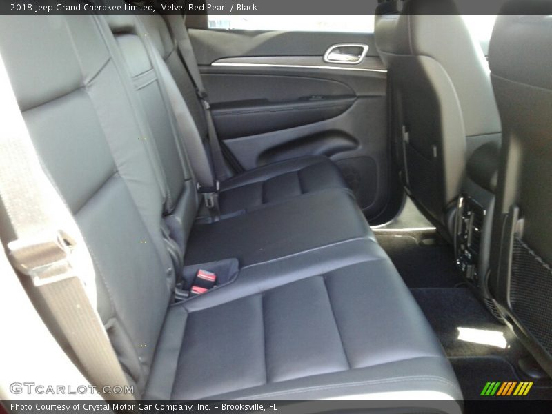 Velvet Red Pearl / Black 2018 Jeep Grand Cherokee Limited