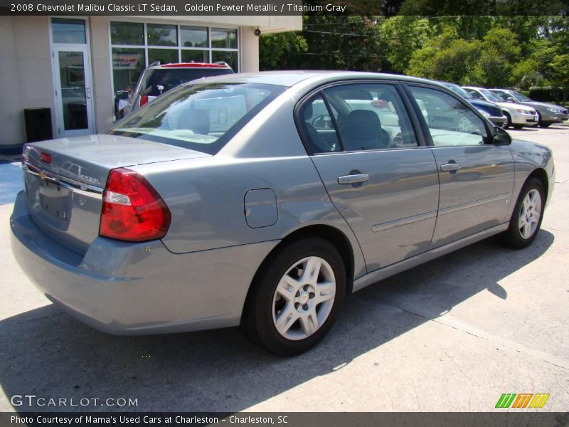 Golden Pewter Metallic / Titanium Gray 2008 Chevrolet Malibu Classic LT Sedan