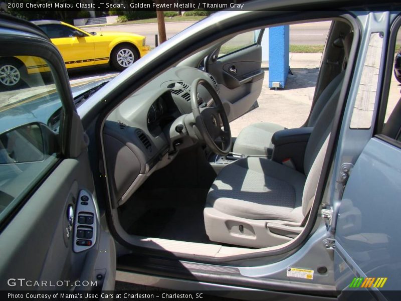 Golden Pewter Metallic / Titanium Gray 2008 Chevrolet Malibu Classic LT Sedan
