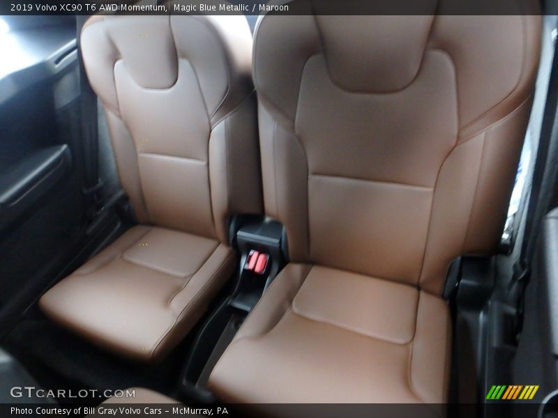 Magic Blue Metallic / Maroon 2019 Volvo XC90 T6 AWD Momentum