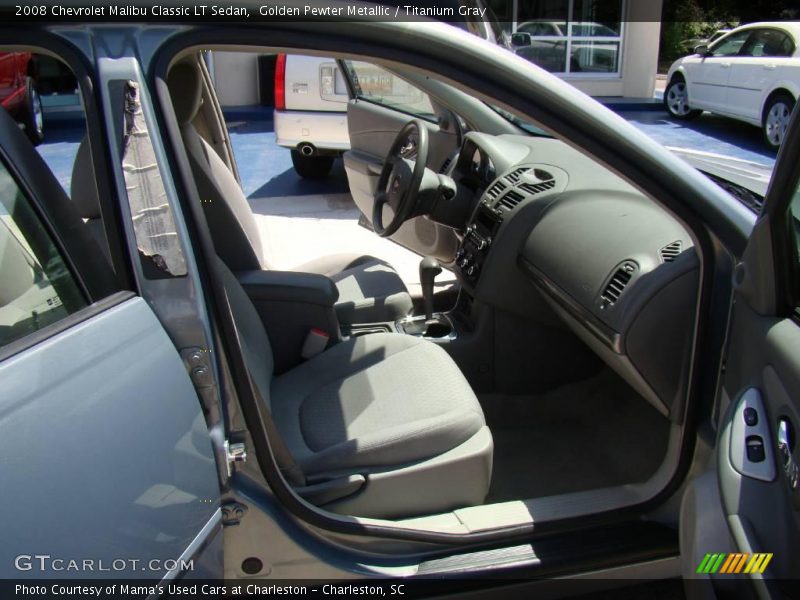 Golden Pewter Metallic / Titanium Gray 2008 Chevrolet Malibu Classic LT Sedan