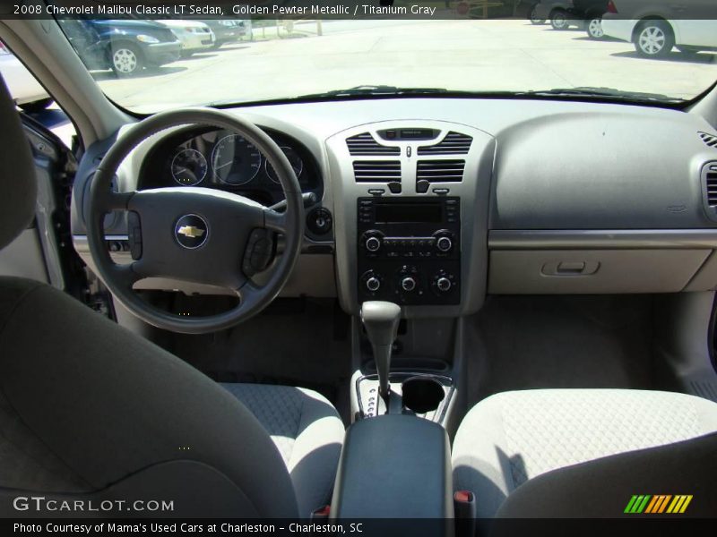 Golden Pewter Metallic / Titanium Gray 2008 Chevrolet Malibu Classic LT Sedan