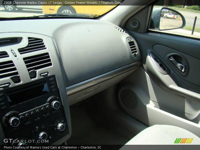 Golden Pewter Metallic / Titanium Gray 2008 Chevrolet Malibu Classic LT Sedan