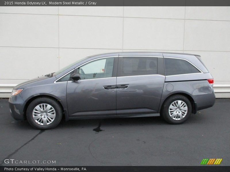 Modern Steel Metallic / Gray 2015 Honda Odyssey LX