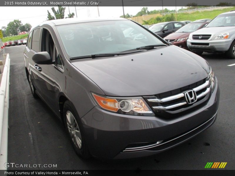 Modern Steel Metallic / Gray 2015 Honda Odyssey LX