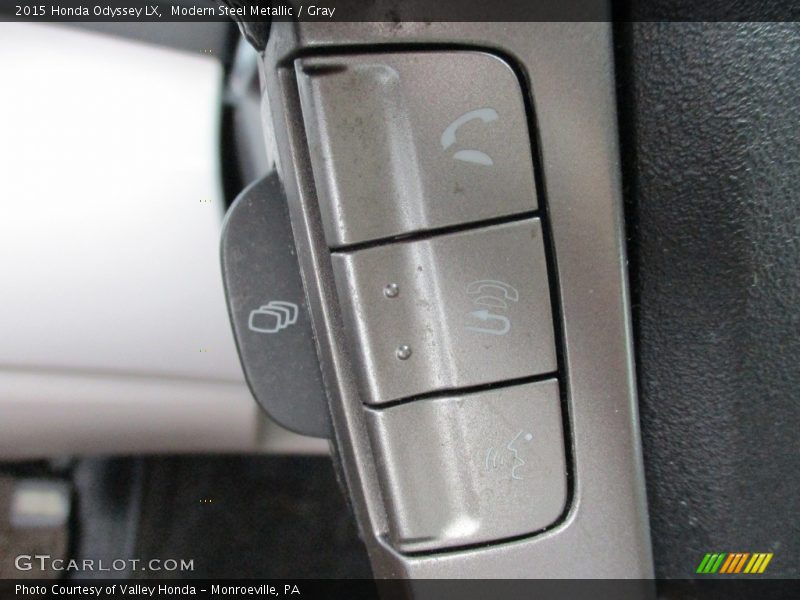 Modern Steel Metallic / Gray 2015 Honda Odyssey LX