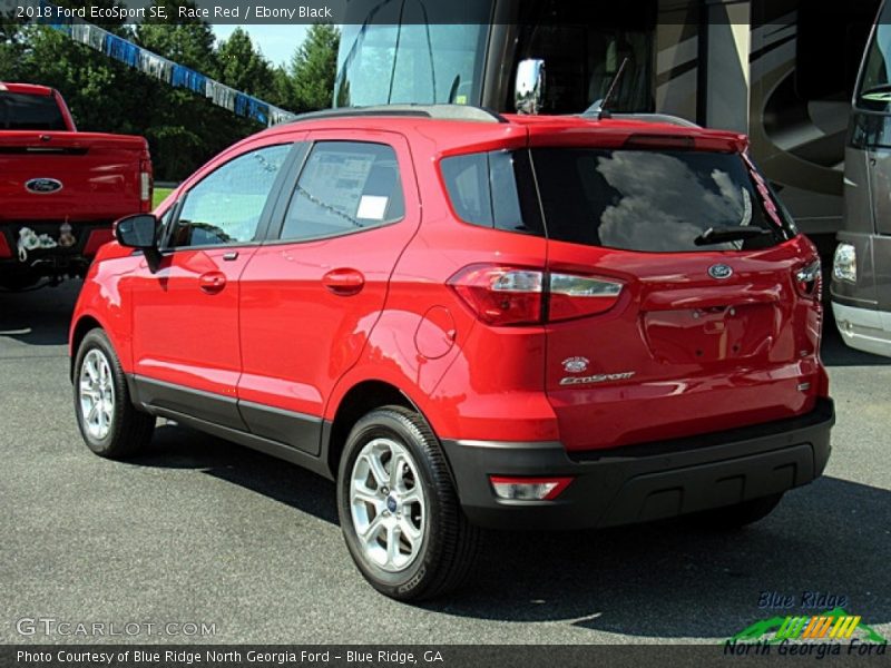 Race Red / Ebony Black 2018 Ford EcoSport SE