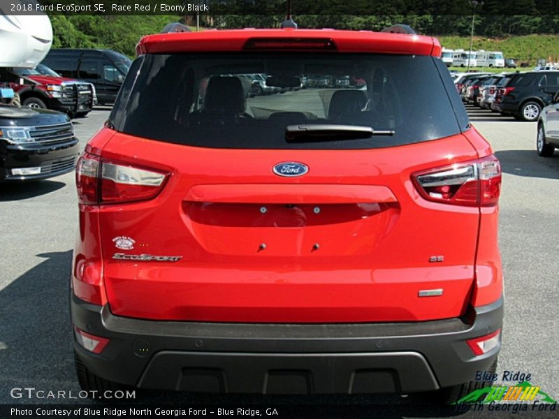 Race Red / Ebony Black 2018 Ford EcoSport SE