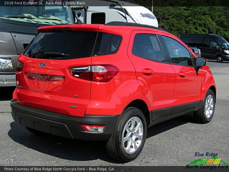 Race Red / Ebony Black 2018 Ford EcoSport SE