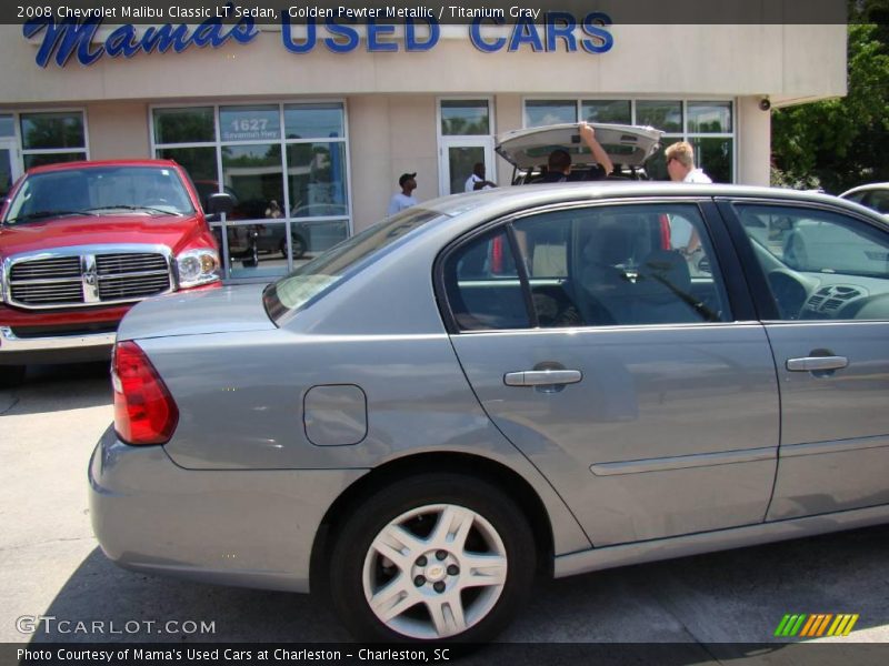 Golden Pewter Metallic / Titanium Gray 2008 Chevrolet Malibu Classic LT Sedan