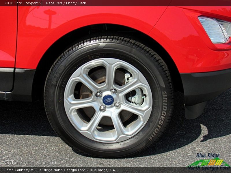 Race Red / Ebony Black 2018 Ford EcoSport SE