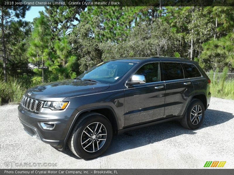 Granite Crystal Metallic / Black 2018 Jeep Grand Cherokee Limited