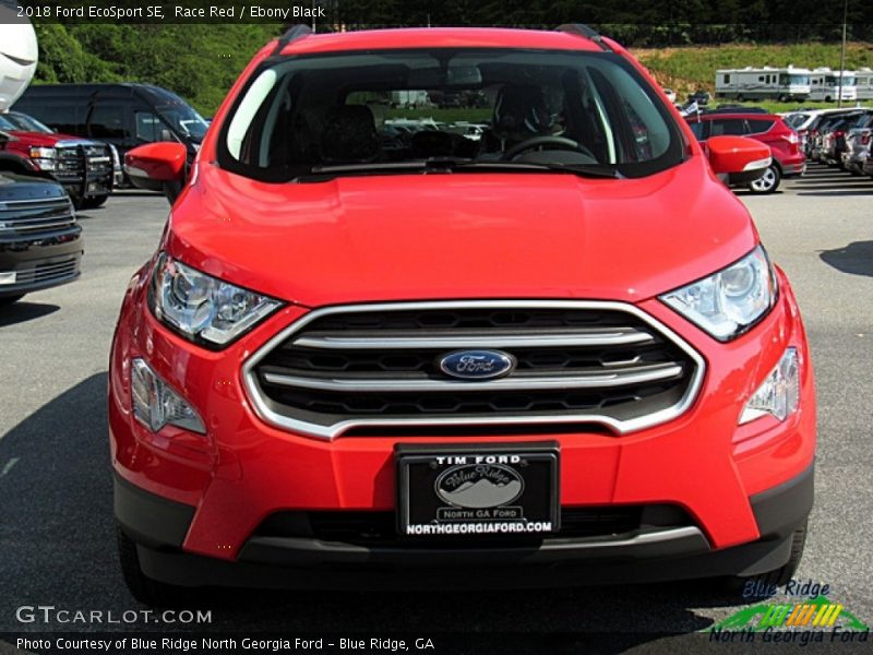 Race Red / Ebony Black 2018 Ford EcoSport SE