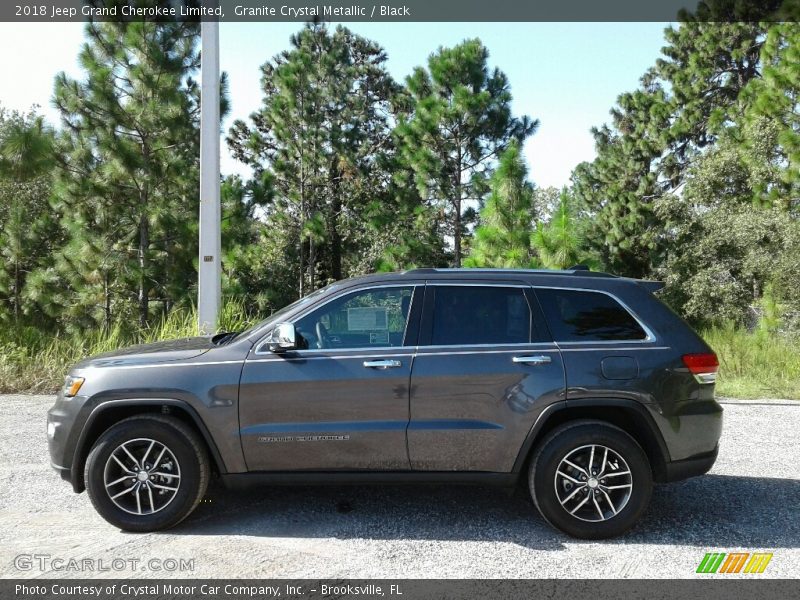 Granite Crystal Metallic / Black 2018 Jeep Grand Cherokee Limited