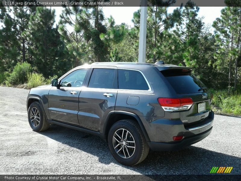 Granite Crystal Metallic / Black 2018 Jeep Grand Cherokee Limited