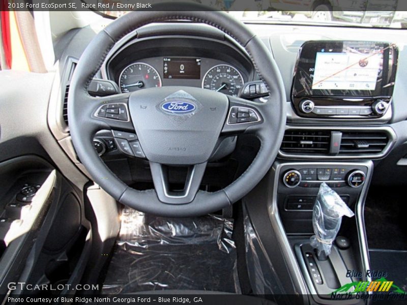 Race Red / Ebony Black 2018 Ford EcoSport SE