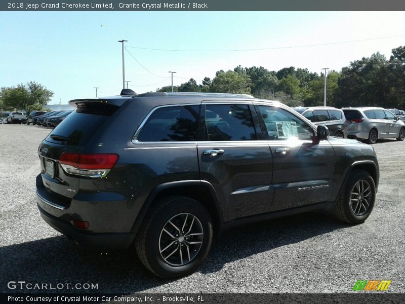 Granite Crystal Metallic / Black 2018 Jeep Grand Cherokee Limited