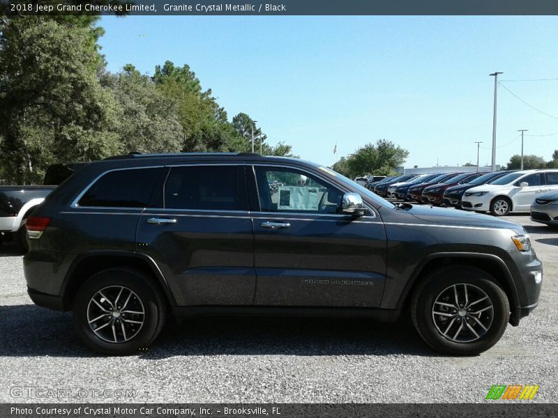 Granite Crystal Metallic / Black 2018 Jeep Grand Cherokee Limited
