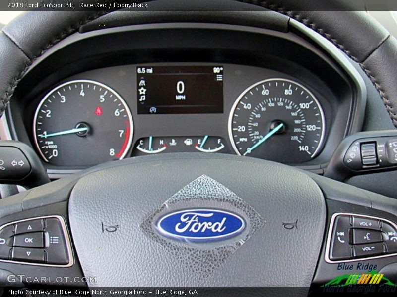 Race Red / Ebony Black 2018 Ford EcoSport SE