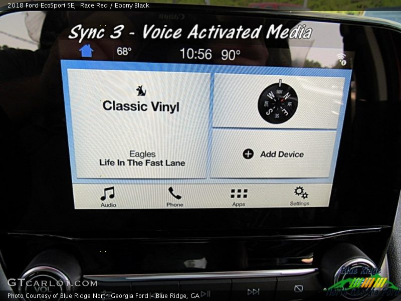 Race Red / Ebony Black 2018 Ford EcoSport SE