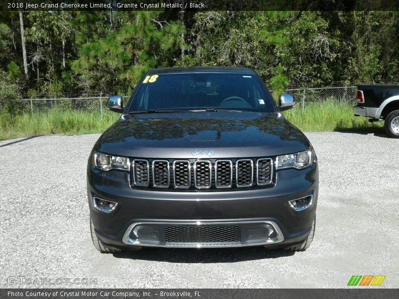 Granite Crystal Metallic / Black 2018 Jeep Grand Cherokee Limited